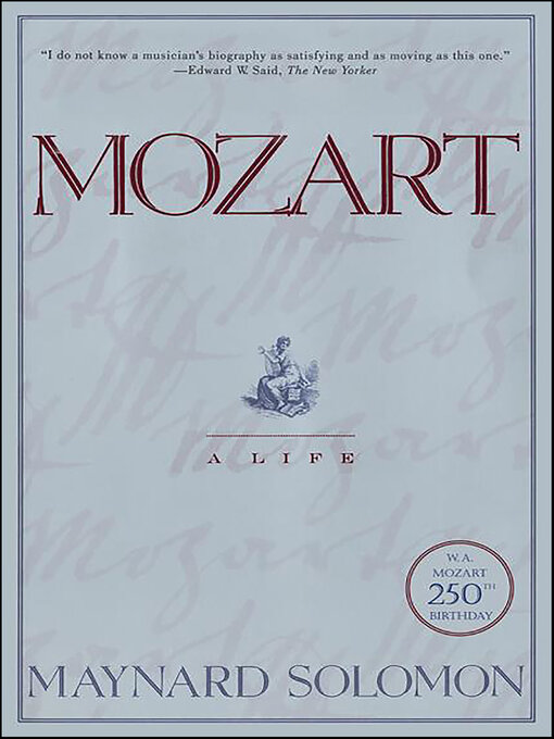 Title details for Mozart by Maynard Solomon - Wait list
